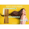 Stanhome Set De Cepillo Y Peine Capilar Color Dorado Stanhome