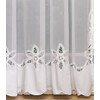 Today's Curtain Plymouth Classic Battenburg Applique Sheer Window Panel, 84-Inch,