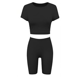 ANZEE Vibrant Girls Crop Top and Shorts Outfit Stylish Neon Printed Set for Teens Ideal for Gymnastics Dance Cycling Play or Costume Events (Black 5-6)