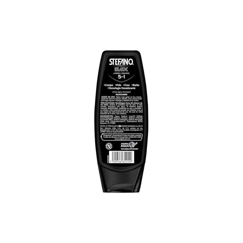 Stefano Jabón Liquido Corporal Black 400 ml