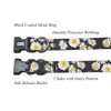 Olahibi Dog Collar and Leash Set, Cute Daisy Pattern, Polyester
