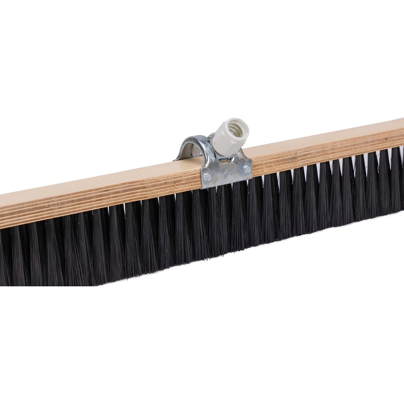 MARSHALLTOWN Large Concrete Broom, Long Grain Finish on Large Concrete