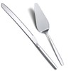 Berglander Wedding Cake Knife and Server Set, Stainless Steel Cake