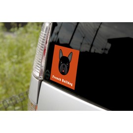 Gokigen French Bulldog Blindle [Black] Dog Sticker MK-2
