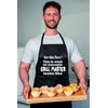 Print4U Awesome Grill Master Novelty Funny Apron BBQ Slogan Baking