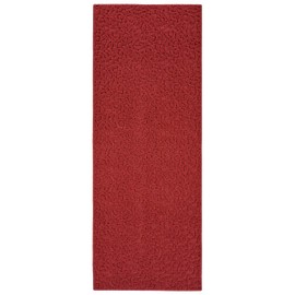 Garland Rug Ivy 3 ft. x 8 ft. Area Rug Chili Red Floral Solid Color Area Rug - Durable, Stylish, and Soft Rug for Living Rooms, Hallways, Bedrooms, and High-Traffic Areas