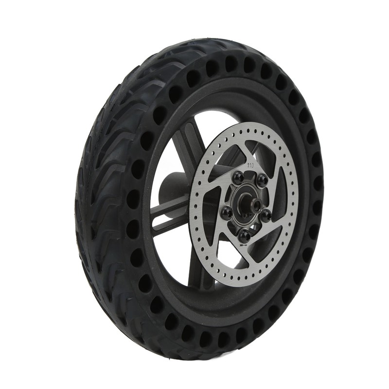 Scooter Rear Wheel Assembly 8.5in Solid Tire Wheel Hub 110mm