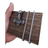 Vikings Collar Martillo Thor Calavera Celta Nórdico + Caja Madera