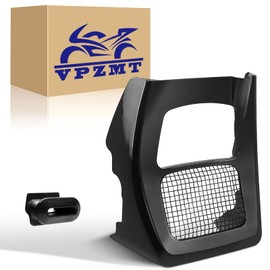 VPZMT 2017-2023 Chin Spoiler/Fairing Front Spoilers Radiator Chin Cover for Harley/Road King/Street Glide/Road Glide/Electra Glide Touring Models, Vivid Black, Replace# 57200269 (N)