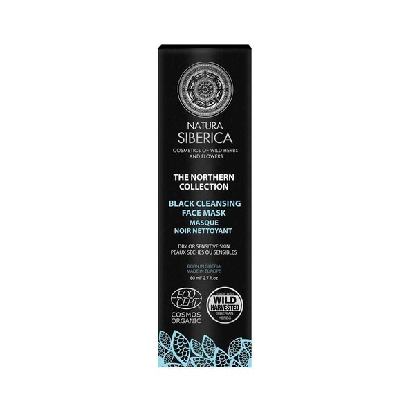 Natura Siberica Northern Collection Black Cleansing Face Mask for Skin