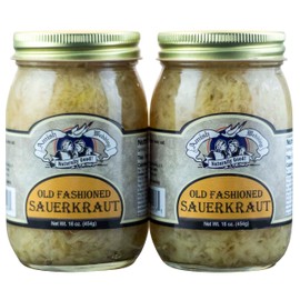 Amish Wedding Old Fashioned Sauerkraut 16 Ounces (Pack of 2)
