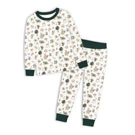 ITSY BITSY BOUTIQUE Viscose Bamboo Kids Pajamas - Boys and Girls Two-Piece Pajamas - Soft Breathable Hypoallergenic Pajama Set