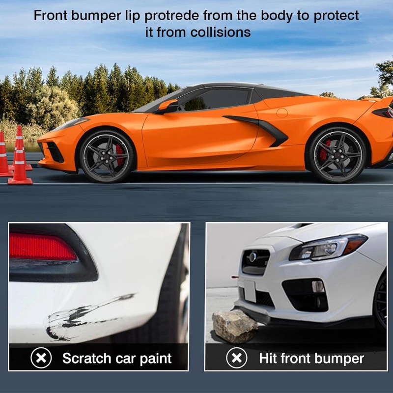 KEEPDSGN For Ford Taurus SHO SEL Front Bumper Lip Spoiler
