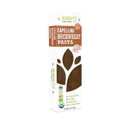 Big Green Organic Food- Organic Buckwheat Capellini, 8.8oz, 100% buckwheat, Gluten-Free, Non-GMO (5 Pack)