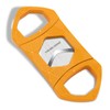 CIGARLOONG Cigar Cutter Hexagon Stainless Steel Sharp Blade Guillotine (Orange)