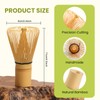 Matcha Whisk, Handcrafted Traditional Matcha Whisk with 100 Bristles, Sustainable