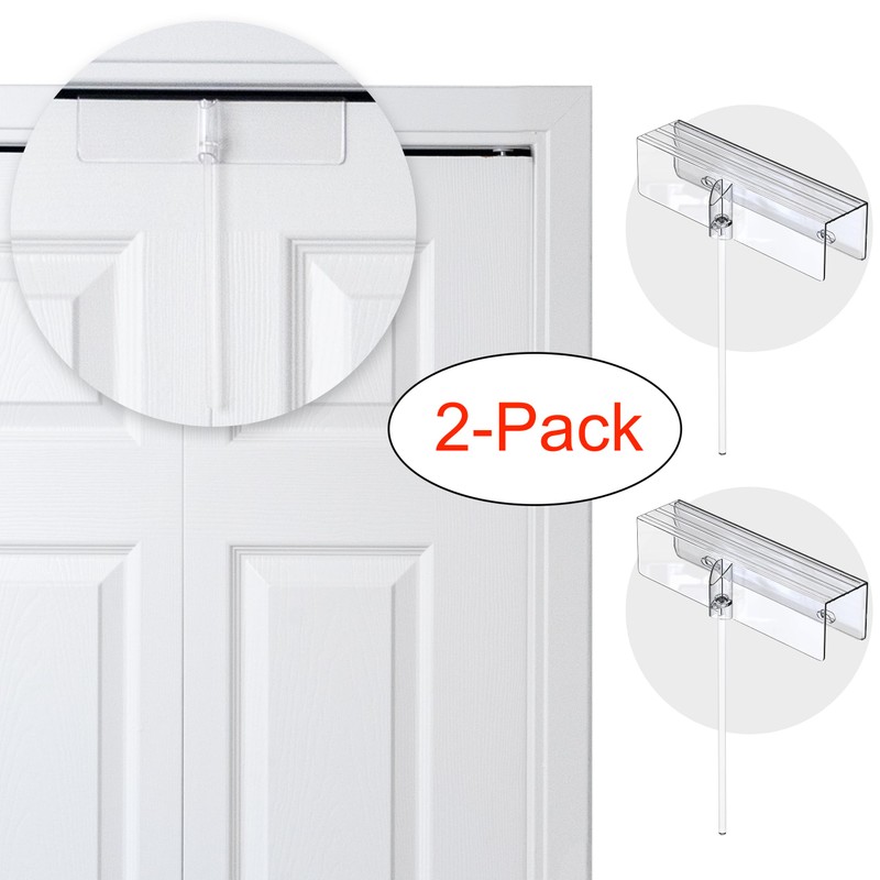 (2- Pack) - Safety Innovations Bi-fold Door Lock - Closet