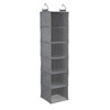 Household Essentials 6 Shelf Hanging Closet Organizer, Hanging Closet Shelf,