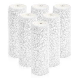 TCAIRG 6 Pack Plaster Cloth Rolls for Belly Casting, Mask Making, Paper Mache Paste Sculptures, Arts and Crafts (8in x 15ft Each)
