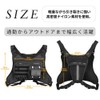 MORABLU Chest Bag, Waterproof, Large Capacity, Lightweight, Anti-Shaking, For Commuting
