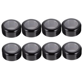 Healvian 16 pcs Makeup Organizer Durable Eyeshadow Storage Box for Clean Tidy Dressing Table Compact Cosmetic Makeup Holder White