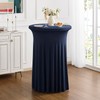 iEventStar 24 inches 24" Highboy Cocktail Round Stretch Spandex Table