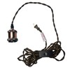 Atron Pendant Light Cord Kit 15'(4.57m) Flexible Twisted Fabric Cord-