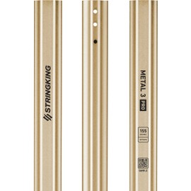 StringKing Men's Metal 3 Pro Attack Lacrosse Shaft 155 Grams (Nickel)