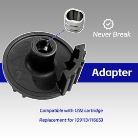 PlumFix Adapter Replacement for 109113 and 116653, Shower Valve Handle Parts with Screws Kit for Faucet (Metal Insert Version)