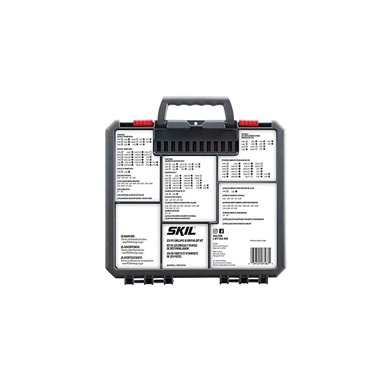 SKIL 120pc Drilling and Screw Driving Bit Set with Bit
