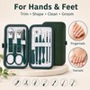 10-Piece Stainless Steel Manicure Set for Nail Care – Portable