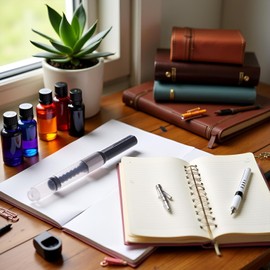 Universal Fountain Pen Ink Converter Standard Push Piston Fill InkAbsorber and Deft Writing and Correction Supplies Pens and Refills