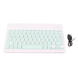 78 Key Wireless Bluetooth Keyboard 32.8ft Ergonomic Ultra Thin Silent Rechargeable Keyboard for IOS for Android for Windows Green