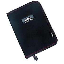 DAM Neoprene Document Bag with Two Transparent Pockets Protects Against Rain and Splashes Water Dimensions 22 x 15 x 5 cm, black