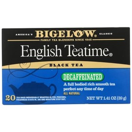 Bigelow Tea Decaf English Teatime 20 Bags (Pack of 6)