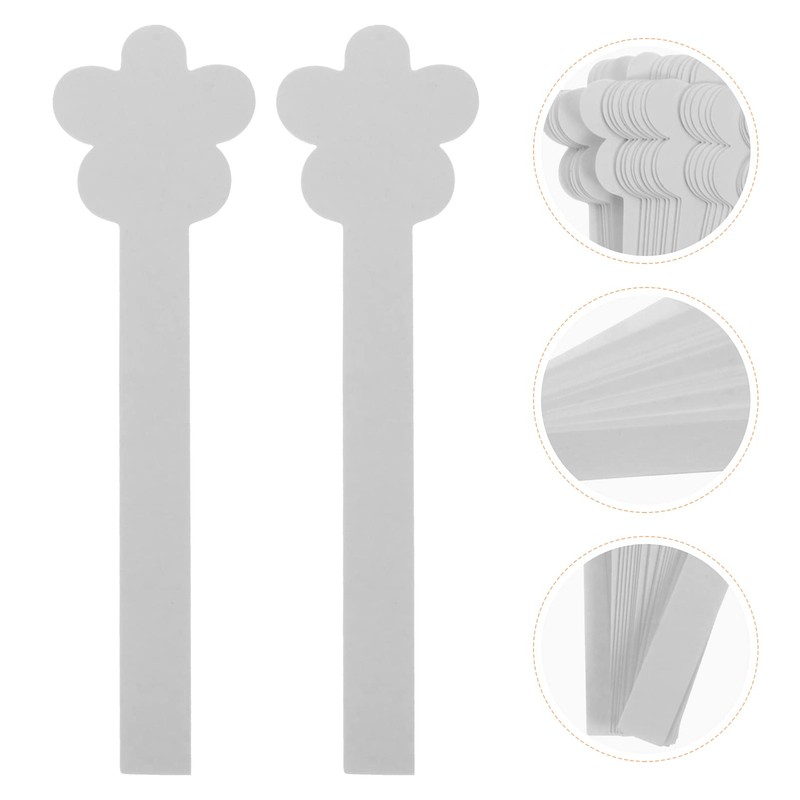 Healifty Aromatherapy Essential Oils 50pcs White Perfume Test Strips Fragrance