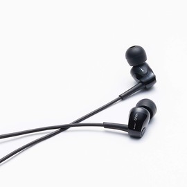 Radius HP-NX20 High Resolution Compatible Earphones: NeEXTRA Series with FLW Structured Driver High Resolution Wired In-Ear Headphones HP-NX20K (Black)