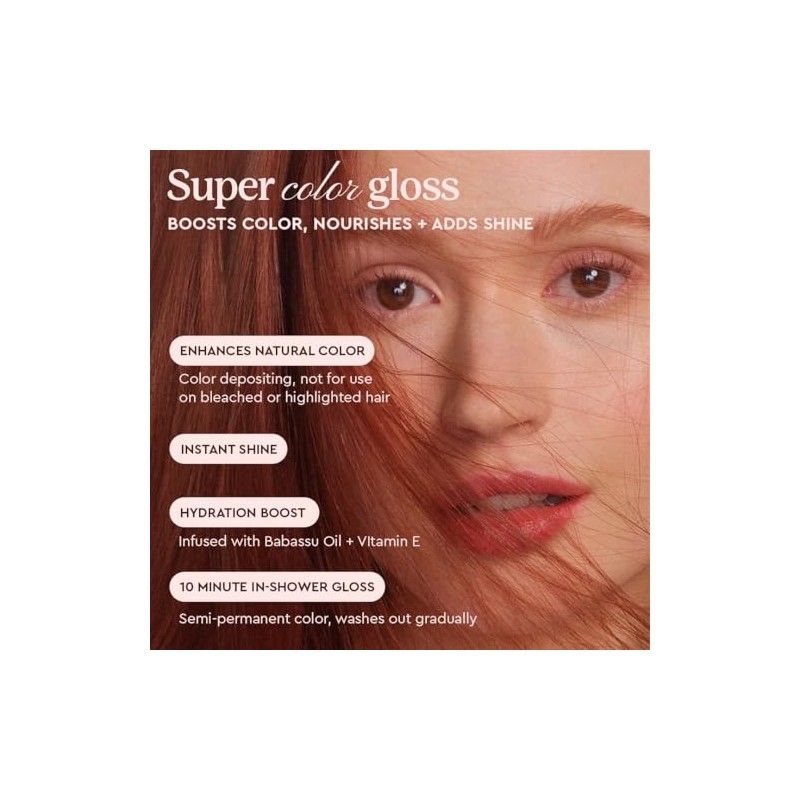 Glaze Supergloss Colour Conditioning Gloss – Hydrating Semi-Permanent Colour Hair