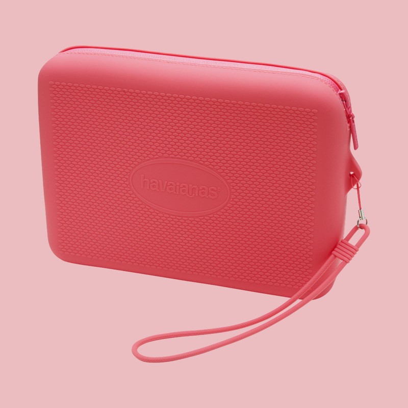 Havaianas Unisex Beach Necessaire Clutch, Coral, coral