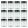GPK4ALL 5oz Glass Jar with Metal Lids, Pack of 12