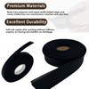 ZXTDBMBB Black Polyester bias Tape for Patchwork Assembly,Craft Binding,Hemming and