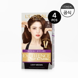 L'Oréal Paris Excellence Duo Cream Hair Dye 4pcs / 로레알파리 엑셀랑스 듀오크림 염색약 4개