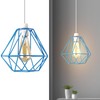 LEDSone Modern Geometric Easy Fit Diamond Pendant Ceiling Light Lampshade