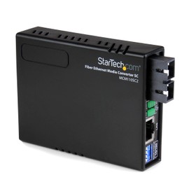 StarTech.com 10/100 Multi Mode Fiber Ethernet Media Converter SC 2 km - network media converters (100BASE-FX, 100Base-TX, 10Base-T, IEEE 802.3, IEEE 802.3u, Multi-mode, SC, 0 - 50 °C, -10 - 70 °C)
