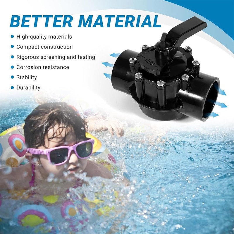 4724 2-Port 1-1/2 to 2-Inch Black Positive Seal Valve Replacement