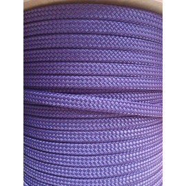 Valley 3/4" x 50 ft. Flat/Hollow braid polyester rope. High Quality. Purple. US Made