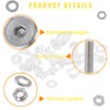 huruirui M2 M3 M4 M5 Nuts and Bolts Washers Assorted