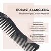 PARSA Beauty High-quality carbon styling comb, anti-static, all-rounder for all