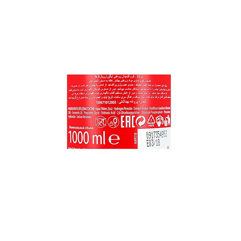Schwarzkopf - ROYAL IGORA LOC ACTIV 9% 30 VOL 1000