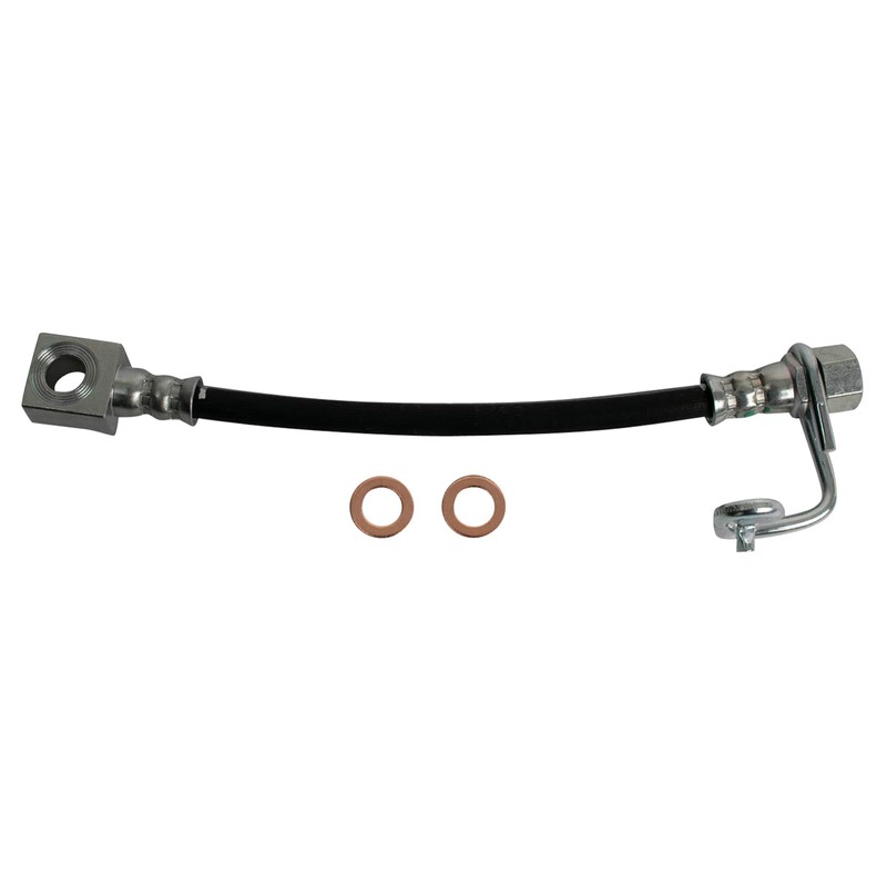 TRQ Rear Right Brake Hose Passenger Side Compatible with 2003-2010